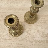Pair of antique candlesticks