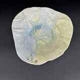 Water leaf ceramic bowl signed Annette Boyer