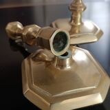 Pair of gilded bronze candlesticks