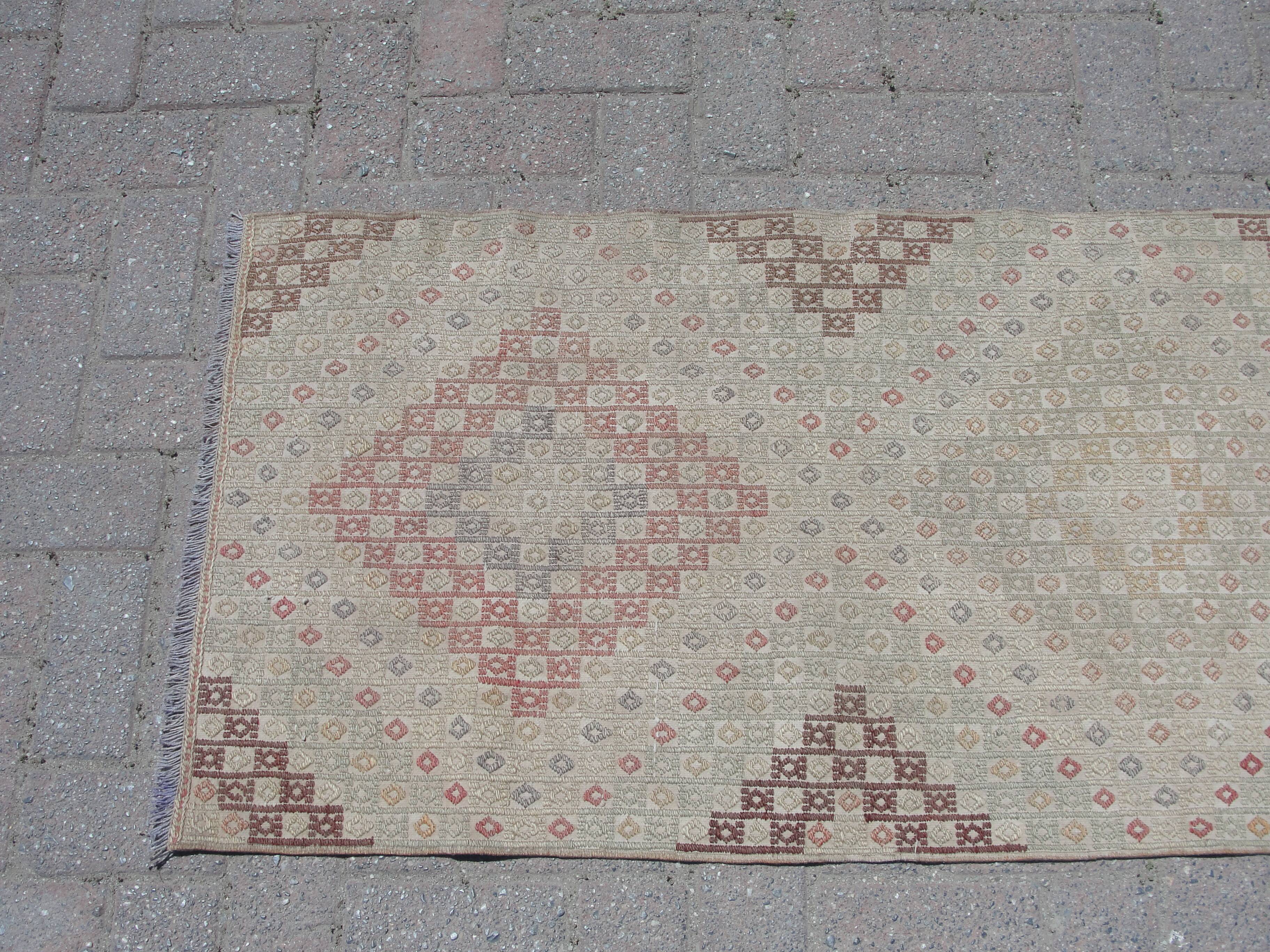 Handmade small kilim rug 64cm x 122cm