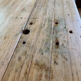 Old farm table with drawers