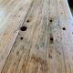 Old farm table with drawers