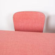 Extendable table and 6 chairs in Formica and stainless steel, brand FURANIA EUROPALU