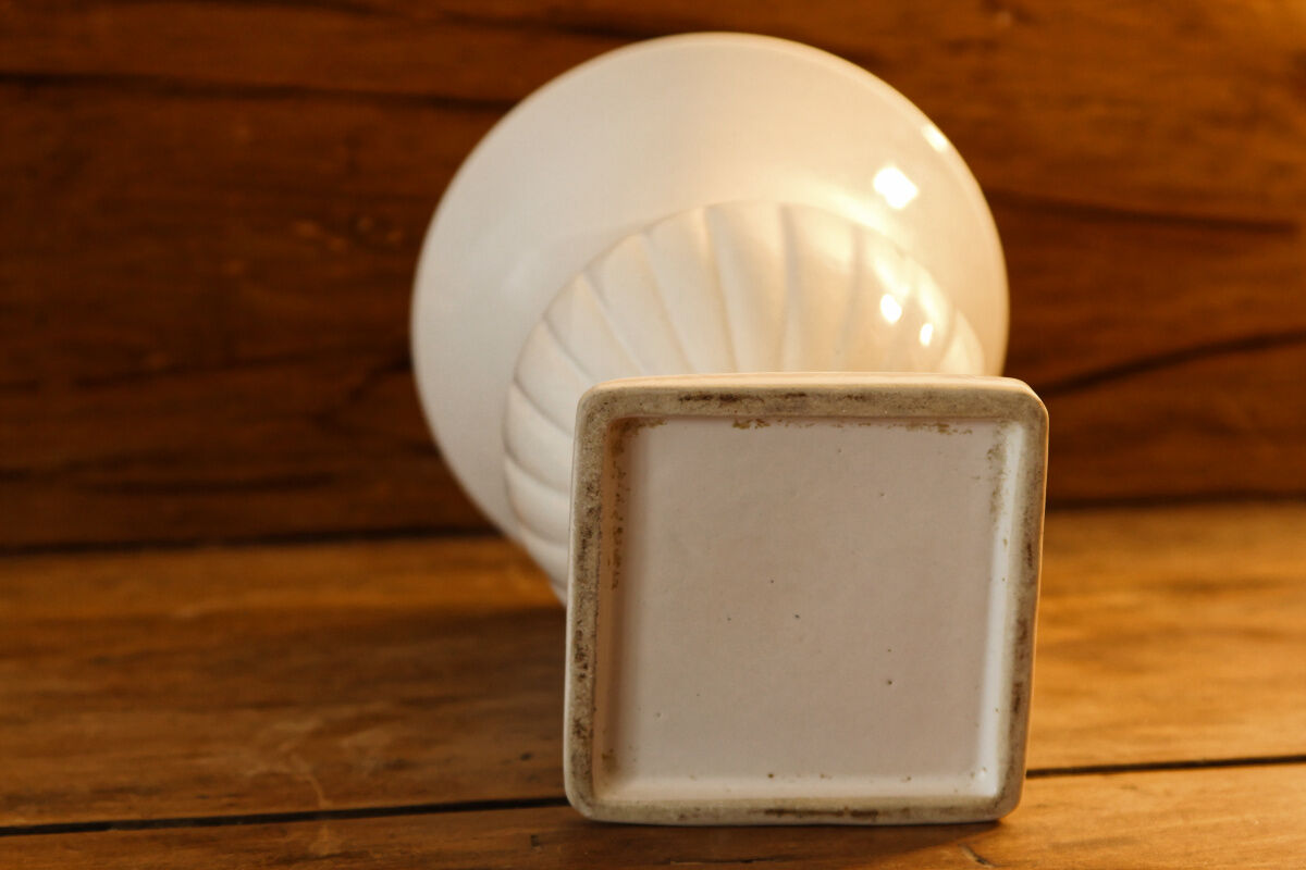 Ancient Medici vase in white porcelain