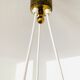 Teakwood and Sisal Cascading Lamp by Temde