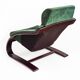 Vintage armchair in Alcantara. Åke Fribyter for Nelo Möbel. Sweden. 1990s.