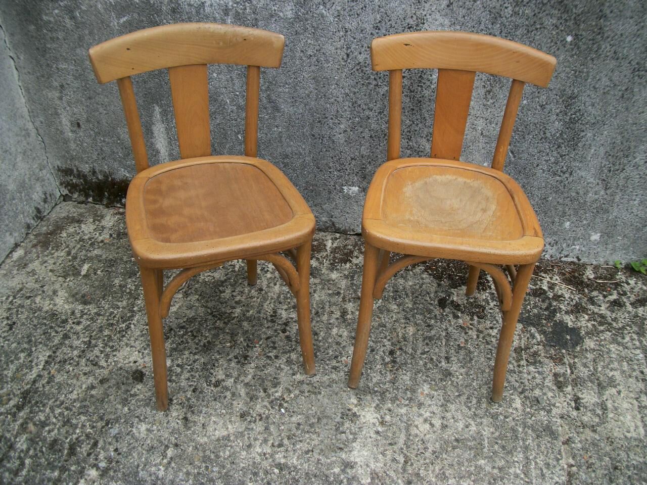 Pair of bistro chairs