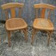 Pair of bistro chairs