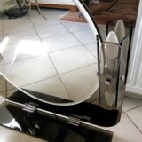Mirror ISA brand with sconces - mirror with sconces 67x70cm