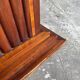 Interbellum side table with pronounced wood grain