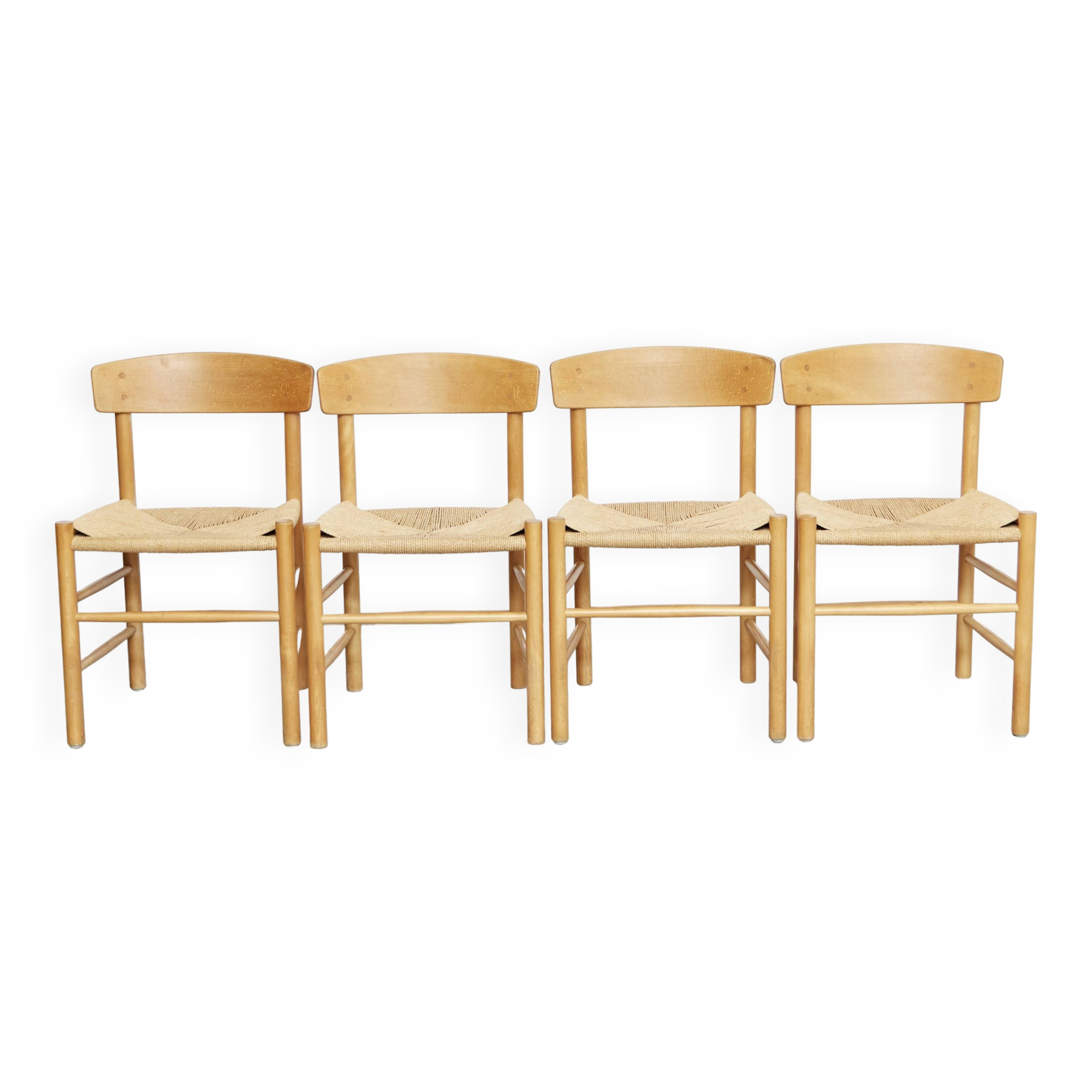 Børge Mogensen J 39 "Shaker Chair" for FDB Møbler, 1947 I Set of Four