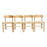 Børge Mogensen J 39 "Shaker Chair" for FDB Møbler, 1947 I Set of Four