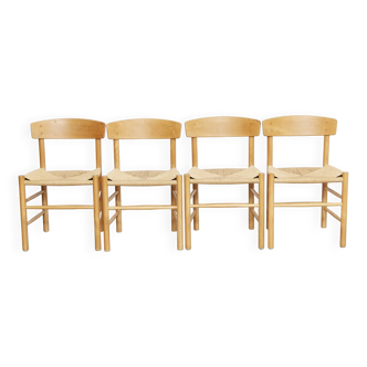 Børge Mogensen J 39 "Shaker Chair" for FDB Møbler, 1947 I Set of Four