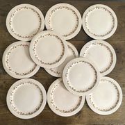 Dessert plates Longwy Art Deco model Betty