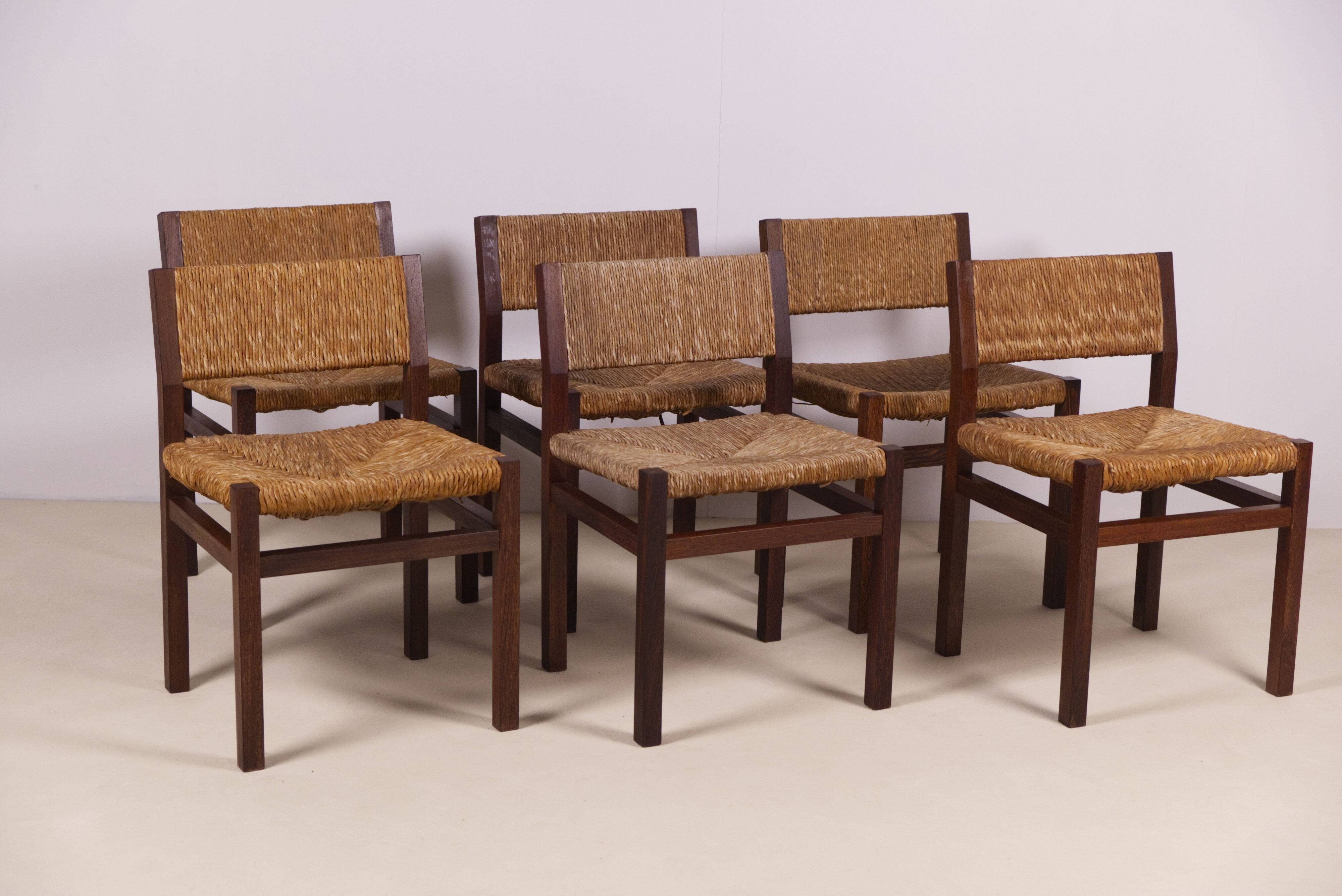 Set of 6 'SE82' dining chairs by Martin Visser for Spectrum, 1960s