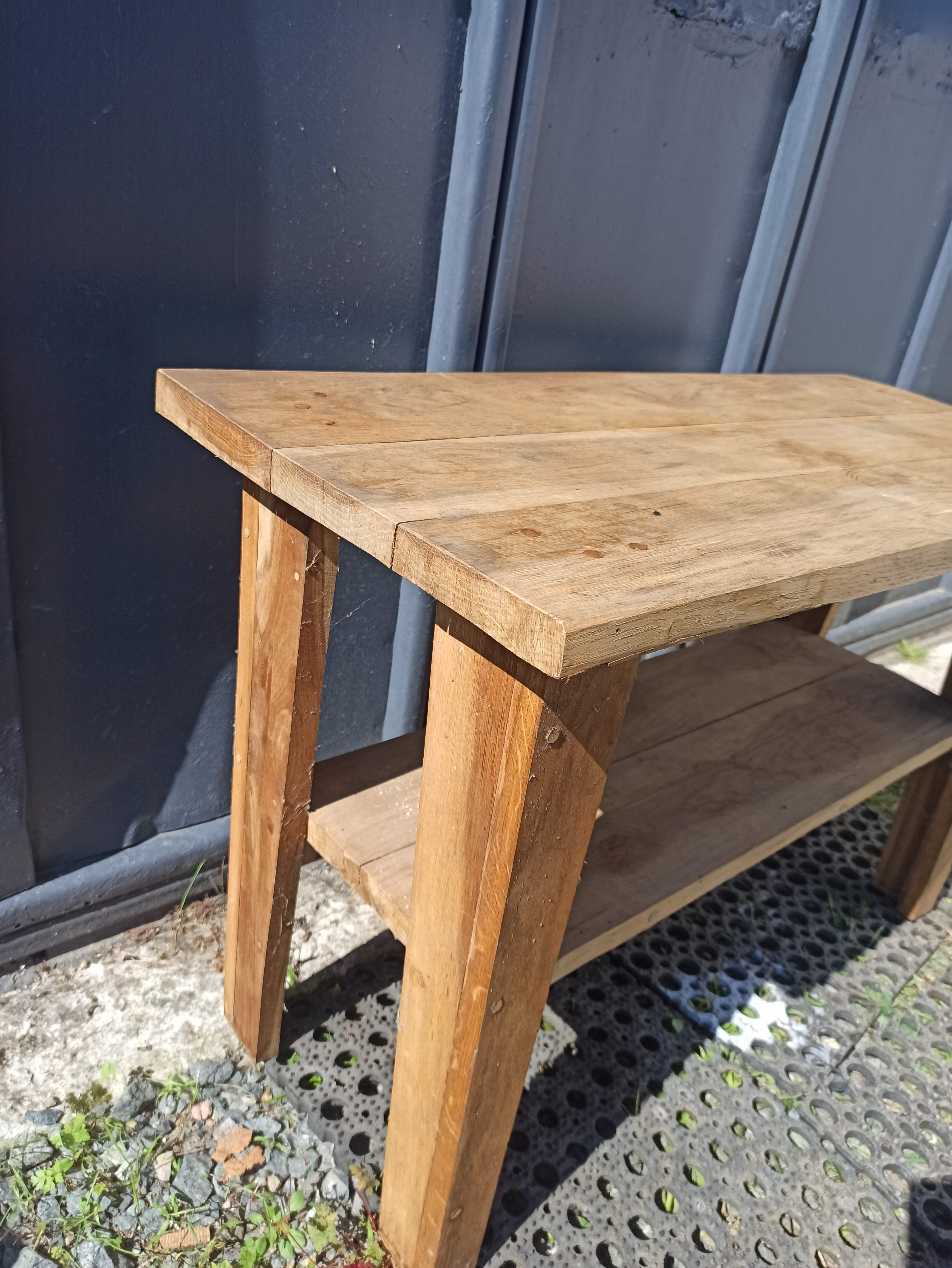 Wooden workbench