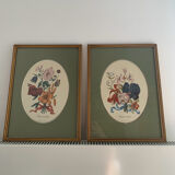 Vintage botanical boards