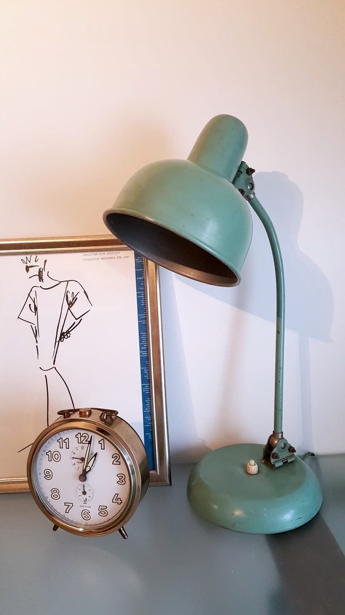 Lampe de bureau industrielle 1930