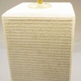 Natural "pierre de france" table lamp - 1970s