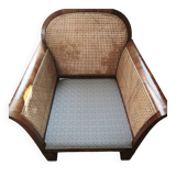 double caned armchair