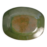 Emerald Green Stoneware Dish by Andersson & Johansson, Höganäs, Sweden