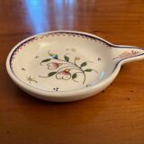 Taste-wine in desvres earthenware, décor "Rouen"