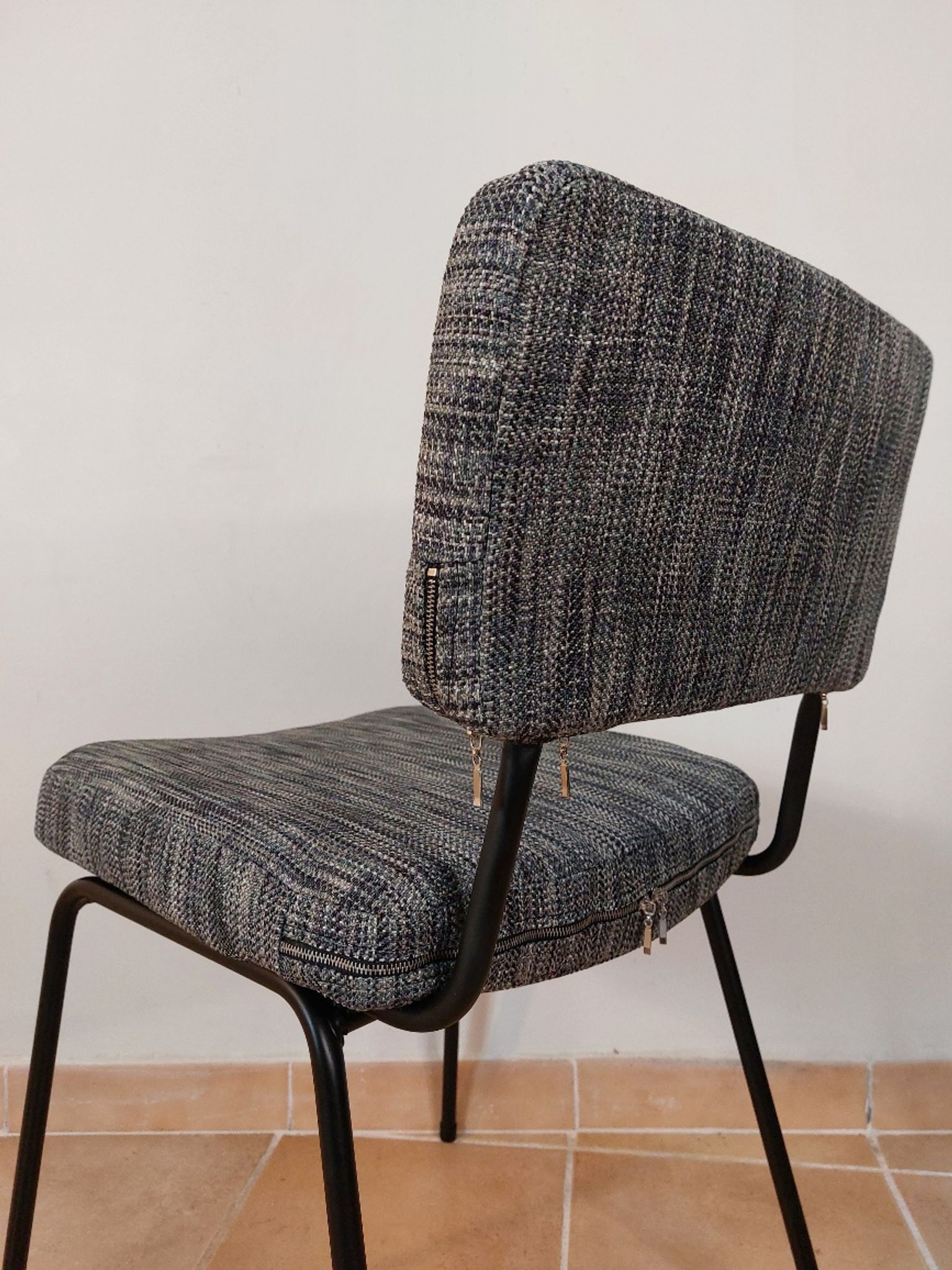 Set of 4 design chairs André Simard, Edition Airborne, French Modernism 1960s