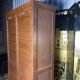 Solid oak notary double curtain filing cabinet 1900