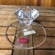Old pair of cristal d'arques candle holders vintage crystal