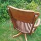Fauteuil de bureau américain ancien vintage
