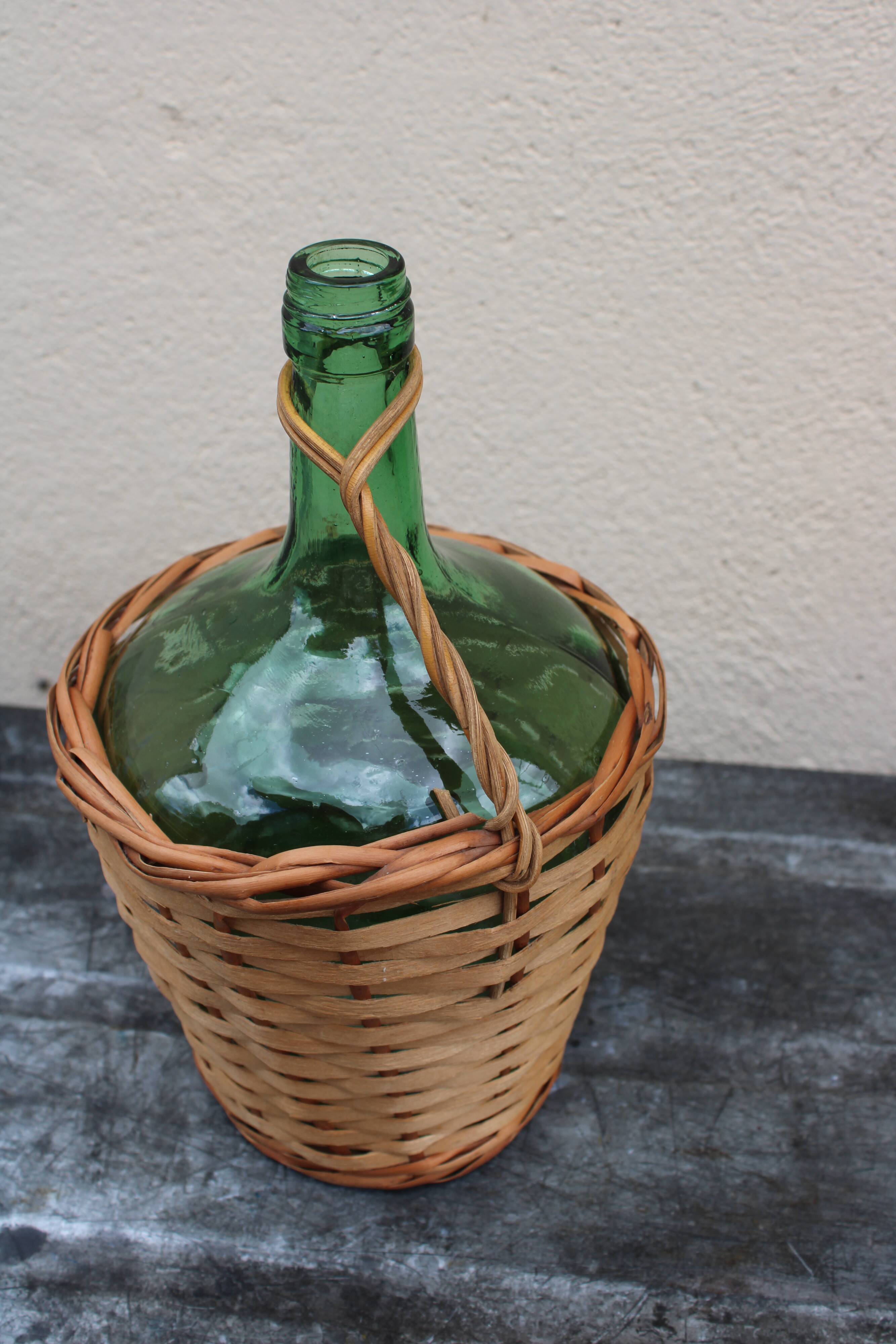 Demijohn wicker jeanne