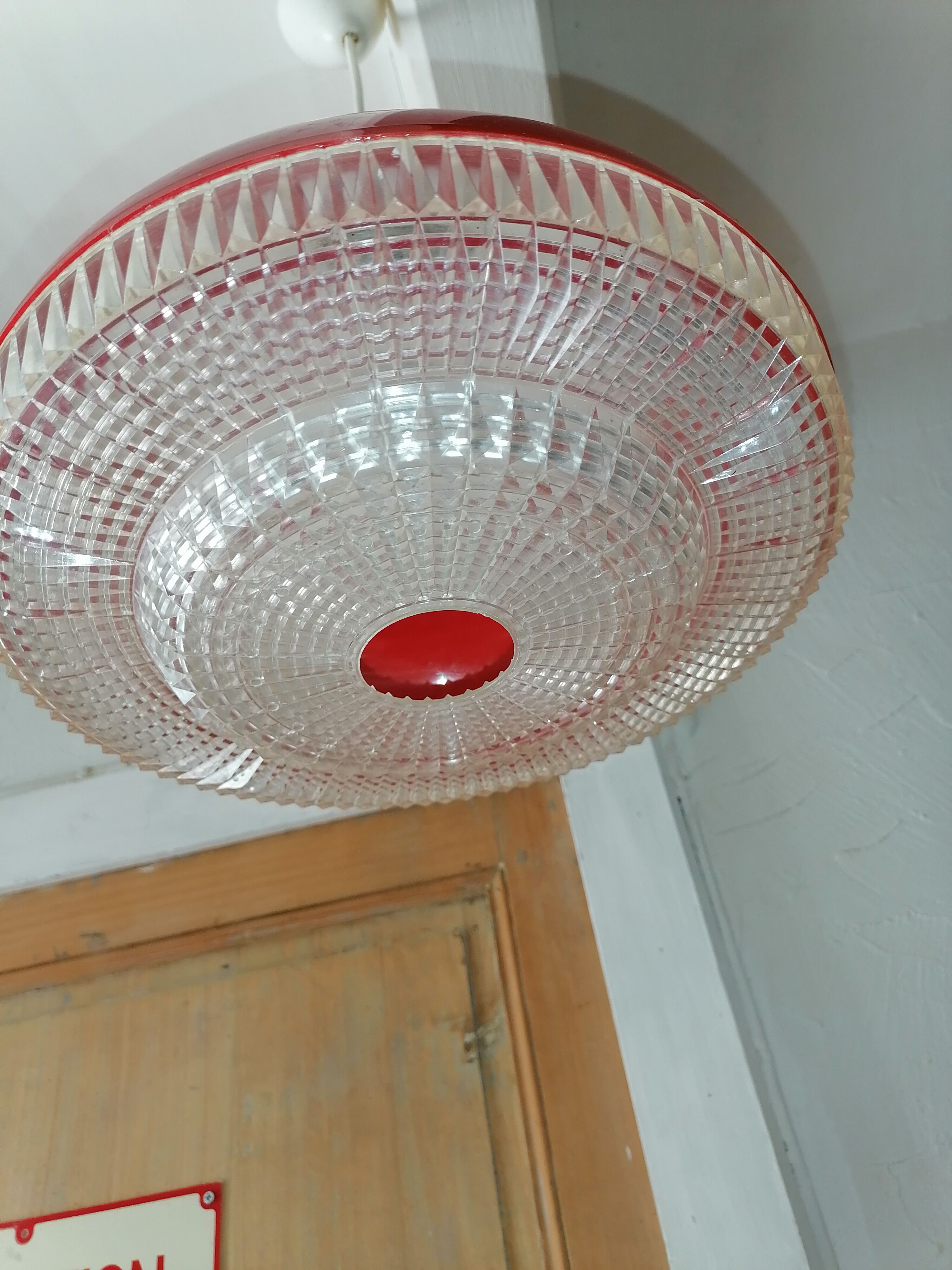 Ufo style suspension chandelier spage age 1970