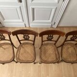 Set of 4 Thonet dining room chairs circa 1905