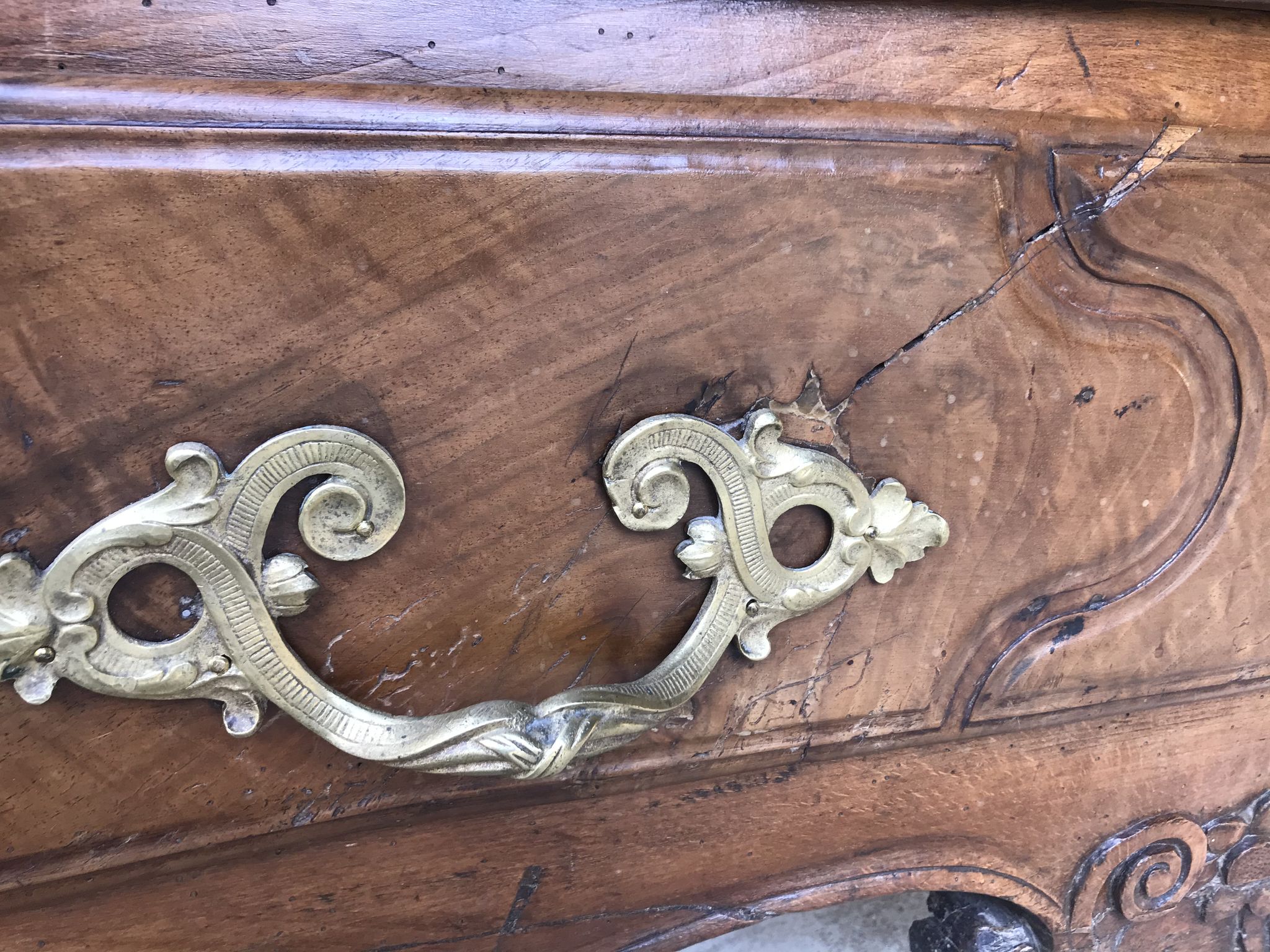 Parisian dresser Louis XV 18th era