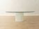 Postmodern coffee table from the 1980s with marble base and glass top