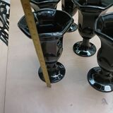 Black ice cream cups