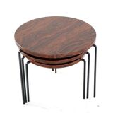 Round nesting tables 'Eindhoven' mid century