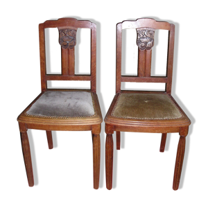 Paire de chaises anciennes