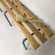 Vintage school/locker room bench in wood and steel