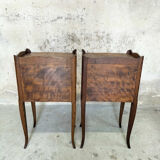 Pair of solid oak bedside tables