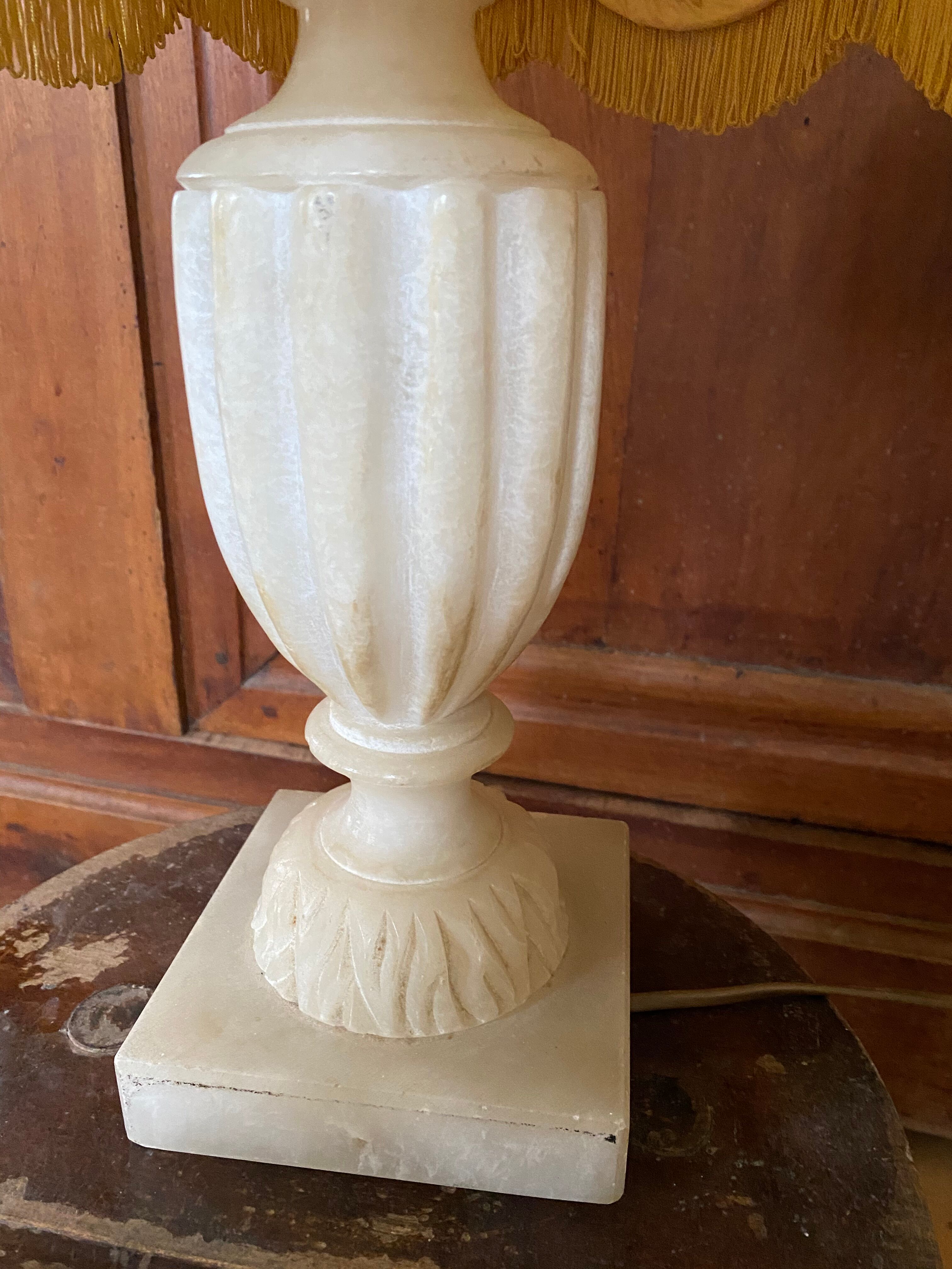Alabaster lamp