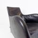 Montis Loge leather armchair with ottoman by Gerard van den Berg