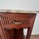 Sideboard - 1920 - art deco - 1 door - 2 drawers - gray marble top