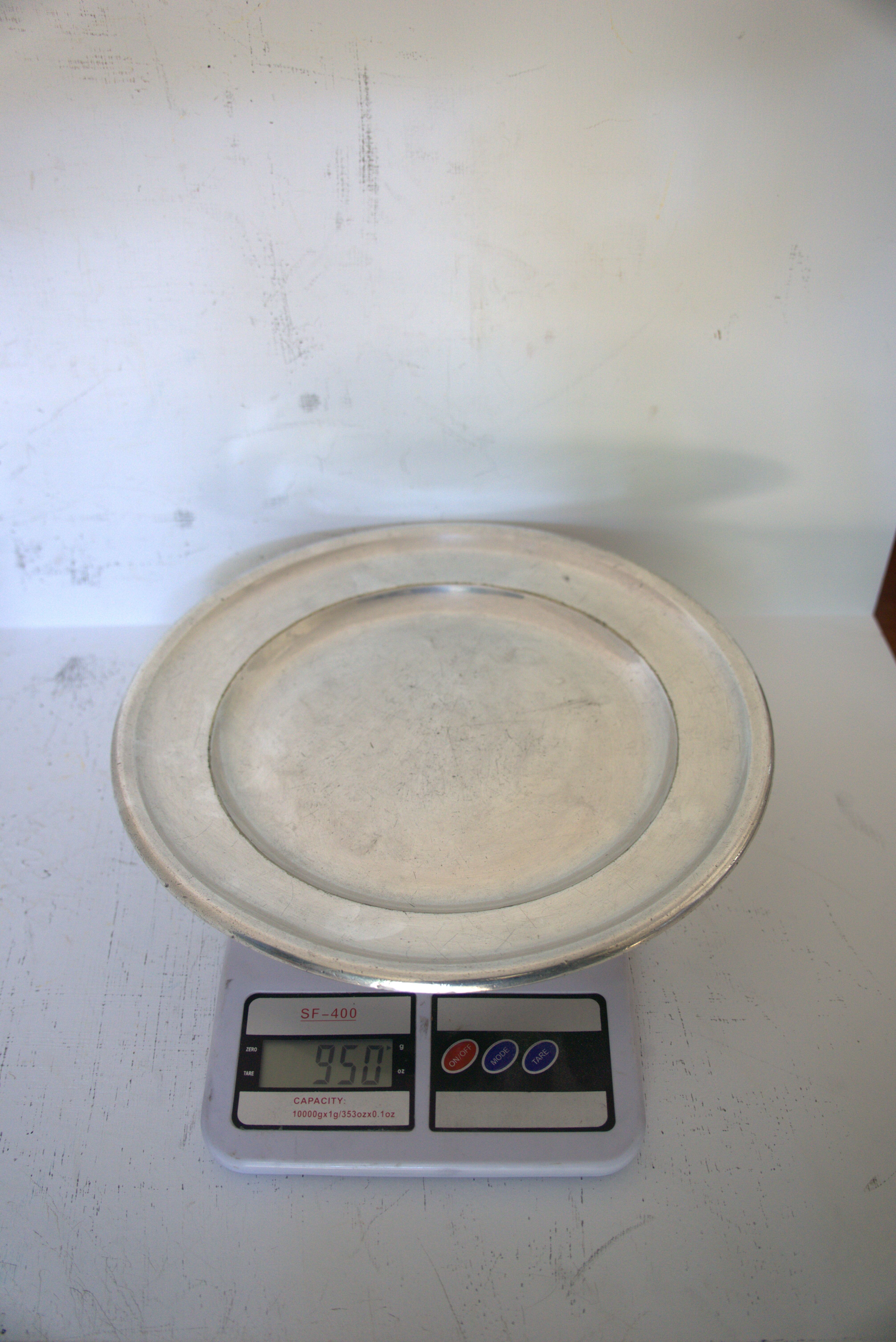 Set of silver-plated serving dishes