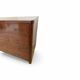 Italian art deco burl walnut chest of drawers, 1850s.