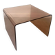 Side table - end table Miche Dumas smoked Plexiglass