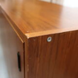60s teak sideboard 2 sliding doors
