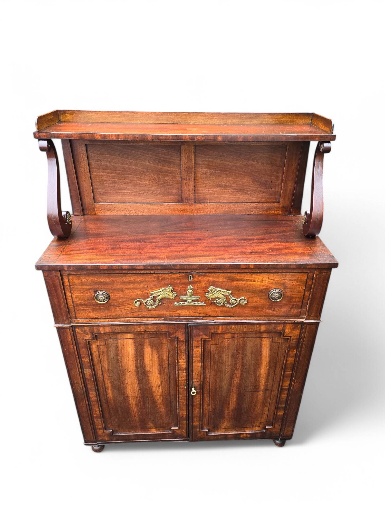 Antique Regency mahogany secretary