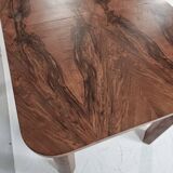 Art Deco dining table in walnut, 1960s