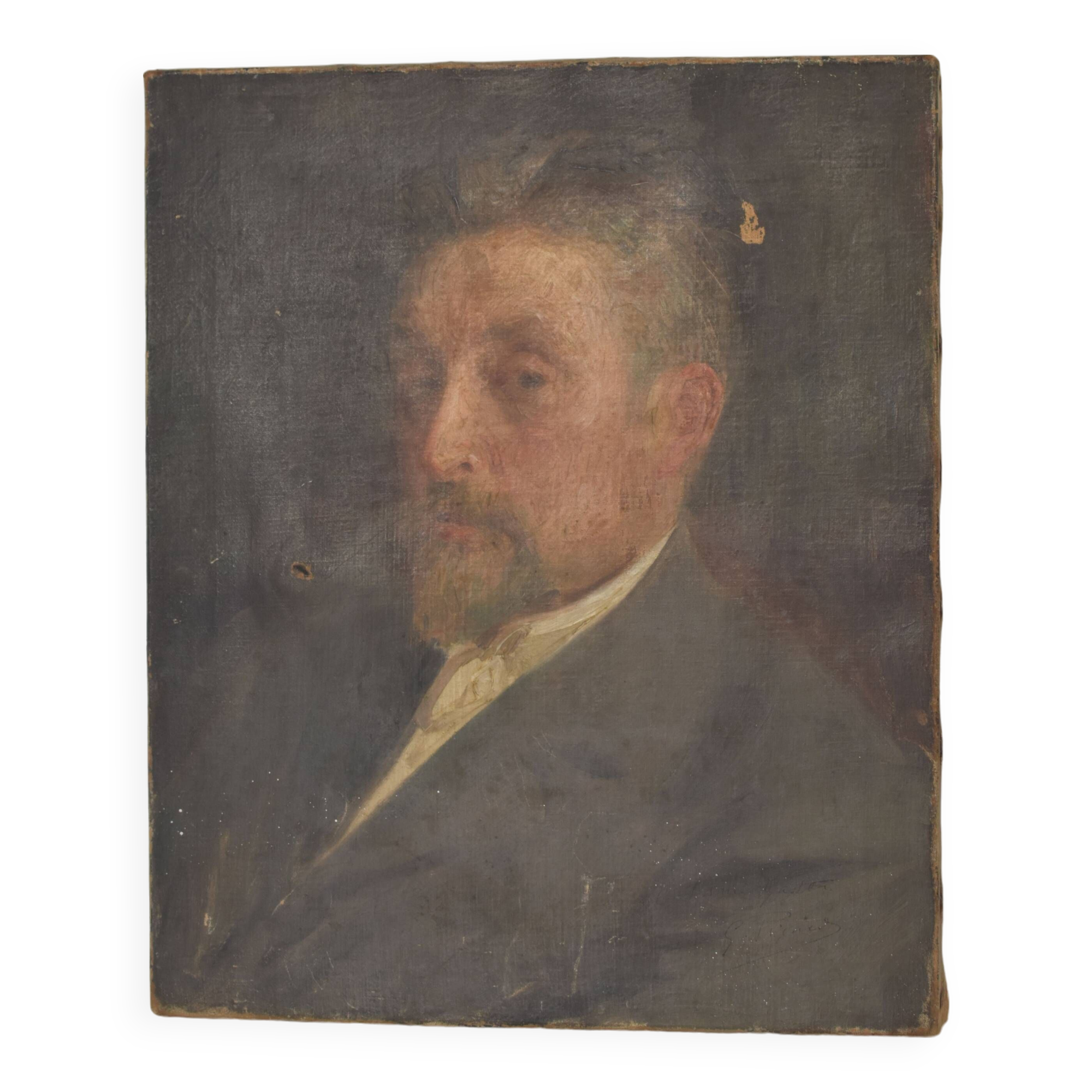 Ancestor portrait painting on canvas